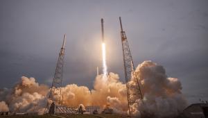 Start rakiety Thales Falcon 9. Źródło: SpaceX