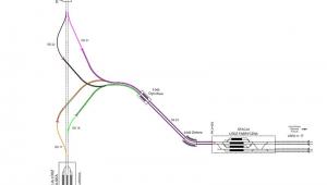 Schemat tunelu łączącego Łódź Fabryczną z Łodzią Kaliską i Łodzią Żabieńcem