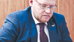 Paweł Gruza zajmował się w MF m.in. split paymentem fot. Wojtek Górski